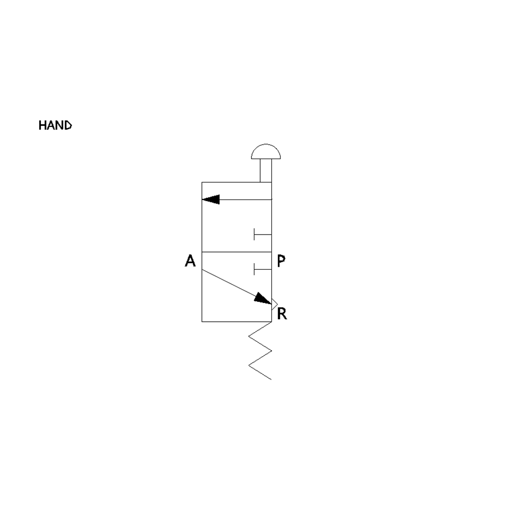 MVP1/8 3U PISCO MECHANICAL VALVE<BR>MVP SERIES NC 3 PORT 1/8" TUBE (ROLLER LEVER)